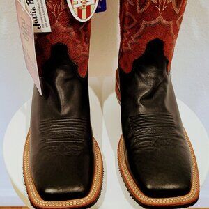 MEN'S JUSTIN BENET WESTERN SIZE 9 1/2 BOOT